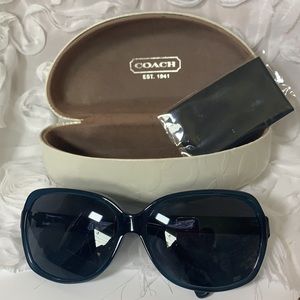 Coach Faux Camo Logo Sunglasses S2029 Teal